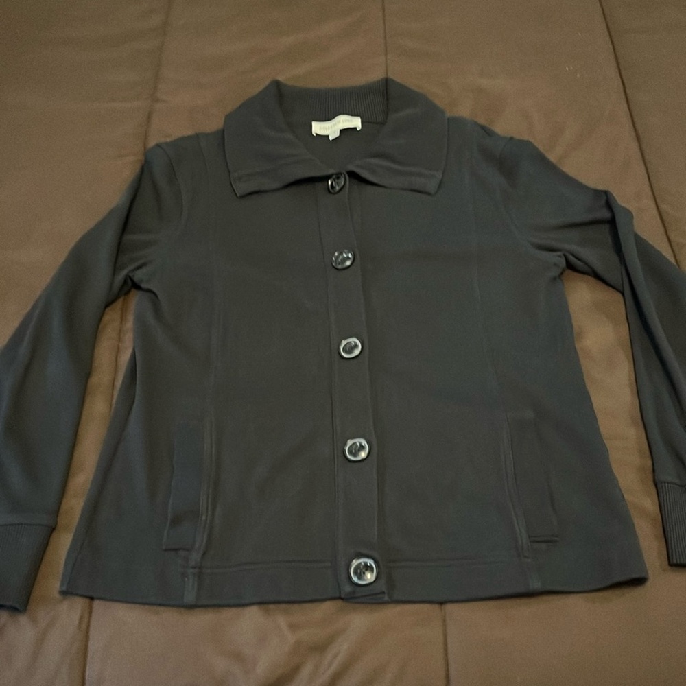 Jones New York lightweight cotton jacket women’s size S.